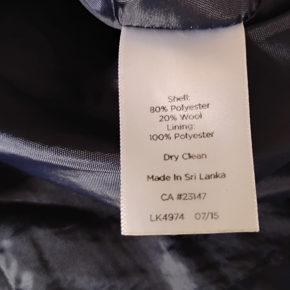 Talbots Wool Blend Plaid Pencil Skirt Red Pink Blue Plaid Holiday Colorful Sz 16 - Picture 16 of 16